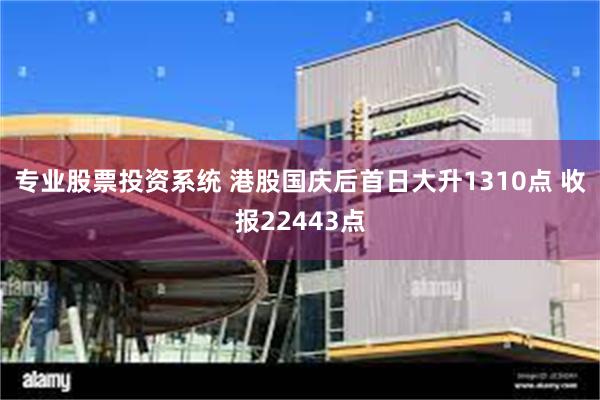 专业股票投资系统 港股国庆后首日大升1310点 收报22443点