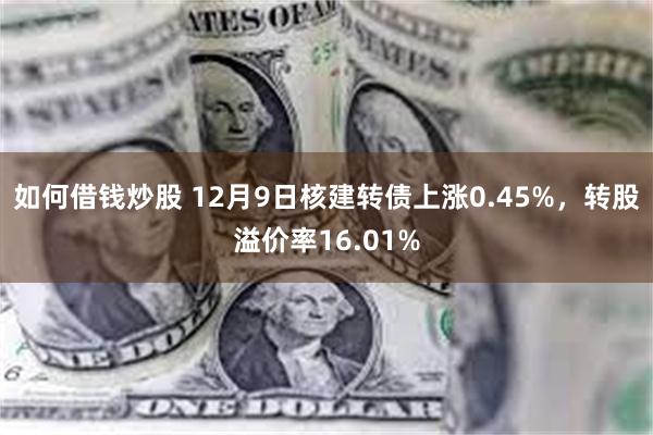 如何借钱炒股 12月9日核建转债上涨0.45%，转股溢价率16.01%